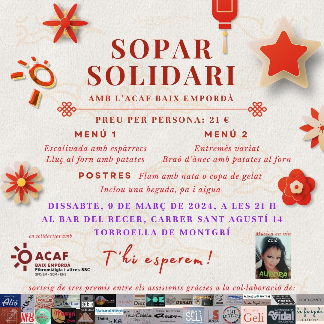 Sopar solidari a Torroella de Montgrí