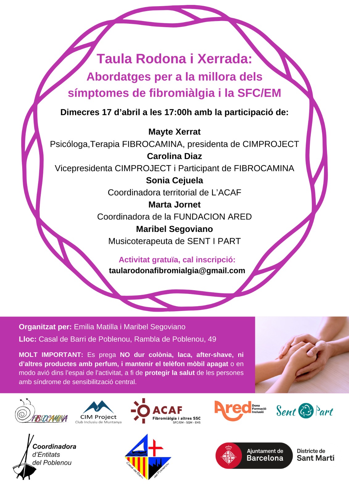 Abordajes para mejora síntomas FM y SFC